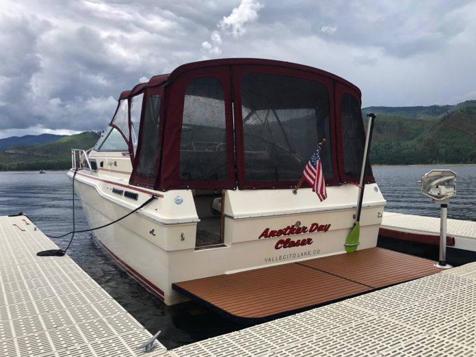 charter vallecito 35 foot sea ray boat tour with grill