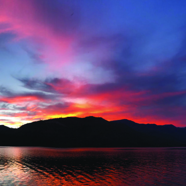 vallecito lake romantic sunset 3